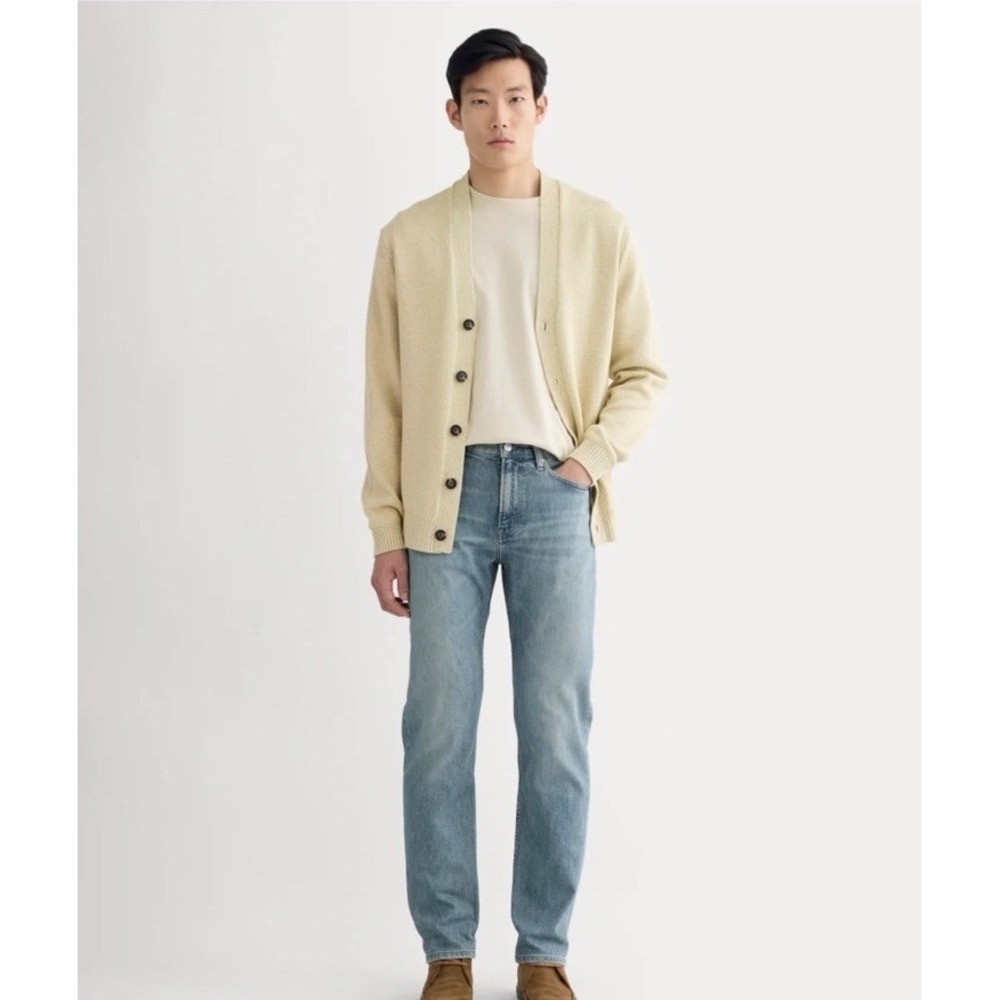 Everlane NWT The Selvedge Straight Fit Jean Longbay Men's Size 31x32 - Picture 3 of 11